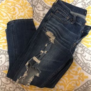 ❗️ Hollister ripped ankle jeans